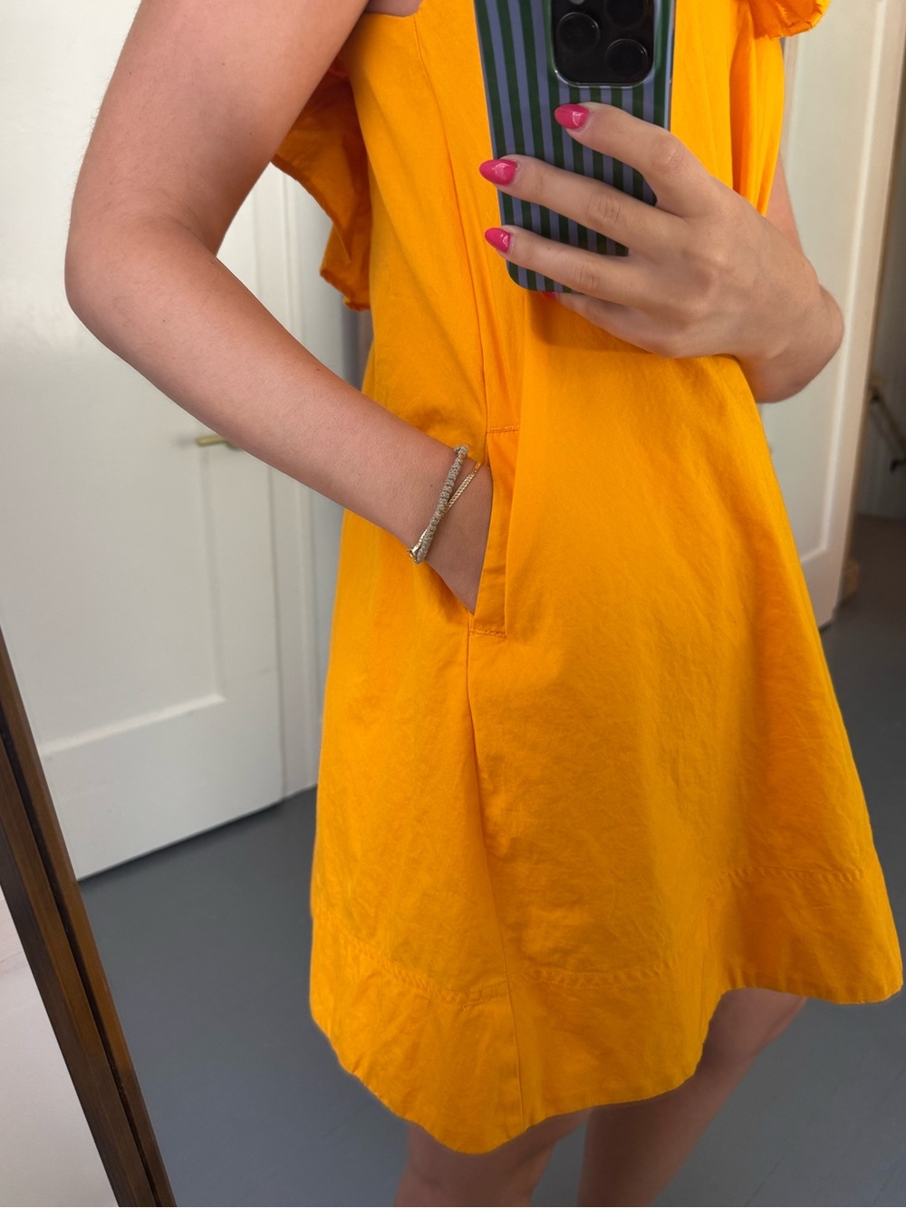 Yellow Ruffle Dress - Picture 2 of 5